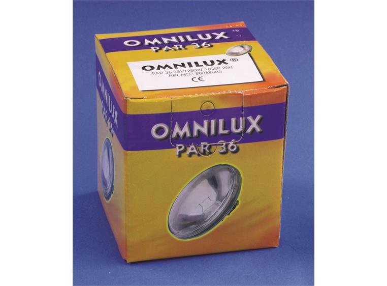 Omnilux PAR-36 28V/250W VNSP 25h